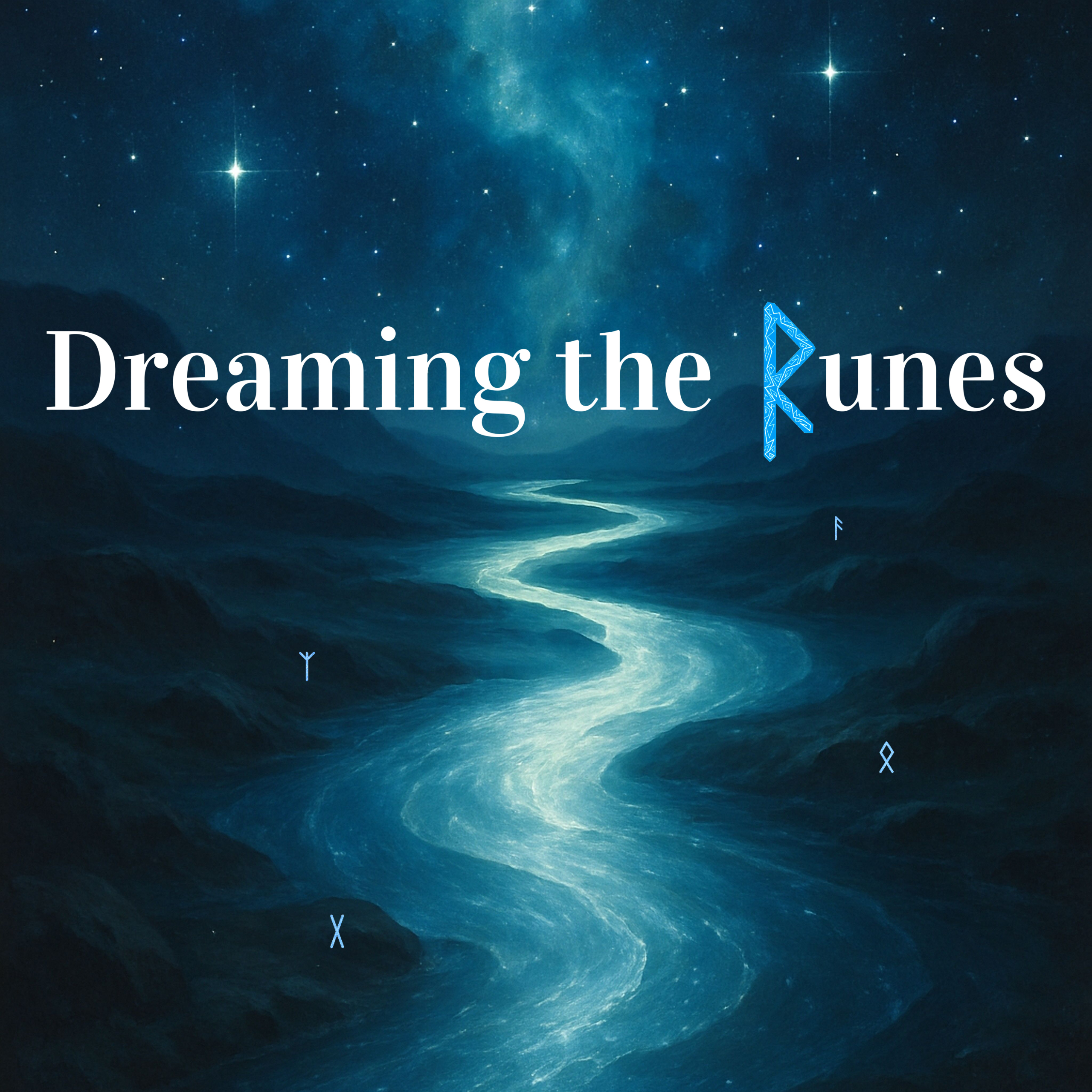 Dreaming the Runes Blue R for website